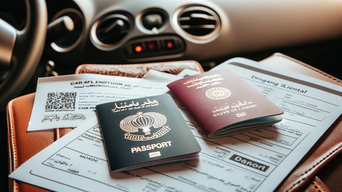 الوثائق المطلوبة لتأجير سيارة في المغرب: دليل كامل للسائقين