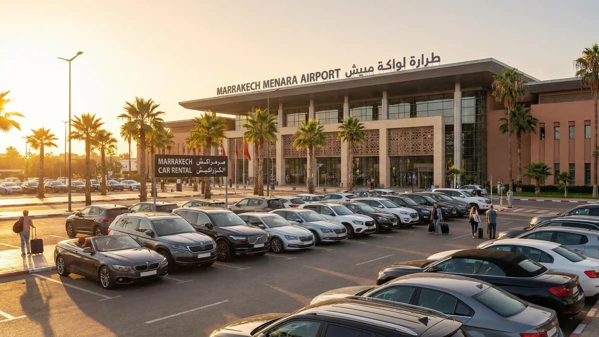 تأجير سيارة من مطار مراكش المنارة: أفضل الأسعار ونصائح الحجز
