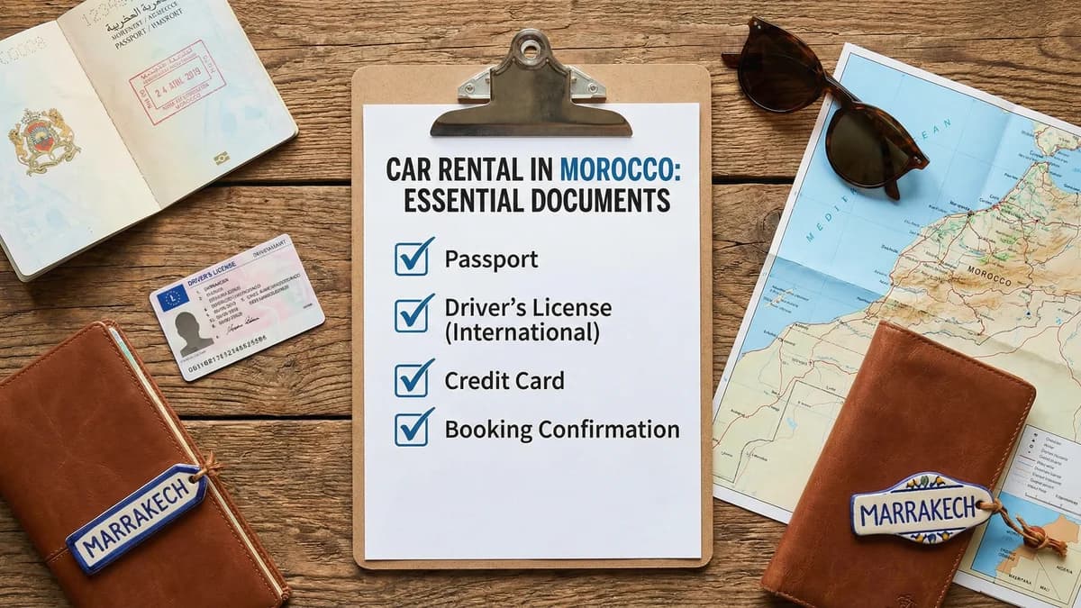 الوثائق المطلوبة لتأجير سيارة في المغرب: دليل كامل للسائقين
