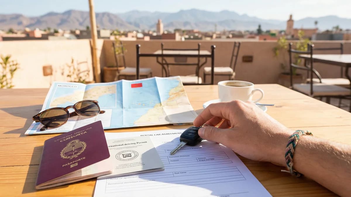 Alquilar coche en Marruecos siendo latinoamericano: documentos y requisitos