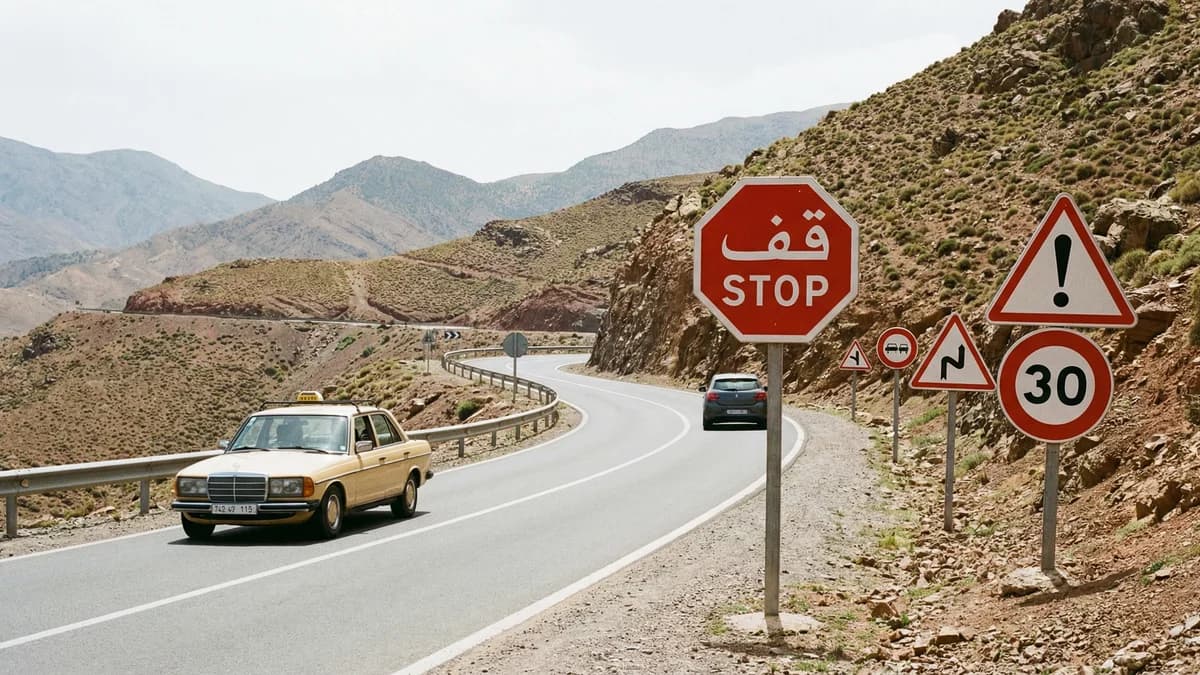 Normas de tráfico en Marruecos 2026: límites de velocidad, multas y reglas clave